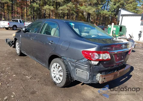 2012 Toyota Corolla Le z USA, uszkodzony, nr VIN 2T1BU4EE1CC766872